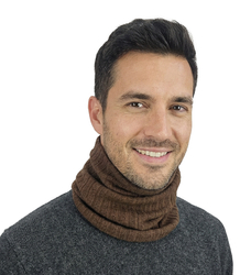 Men's knitted insulated chimney - universal, winter