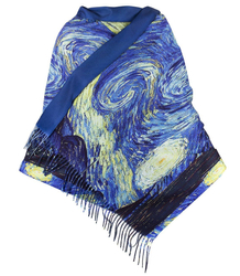 Gruby Oryginalny długi modny szal OBRAZY