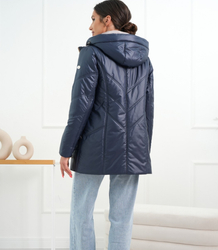Women's Transitional Warm Jacket Elegant Hoodie Autumn Rose