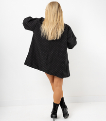 Oversize jacket embellished with STARDUST crystals