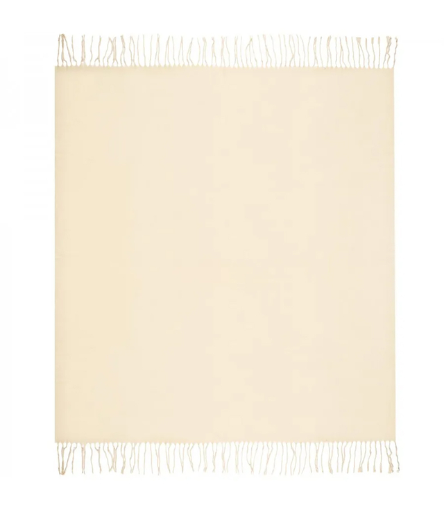 One-color shaik shawl with tassels STELLA