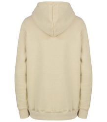 Warm plain oversize sweatshirt with kangaroo hood KAREN