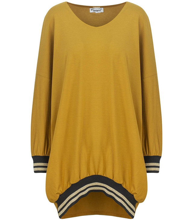 Tunika bluzka bombka SUKIENKA z TAŚMĄ