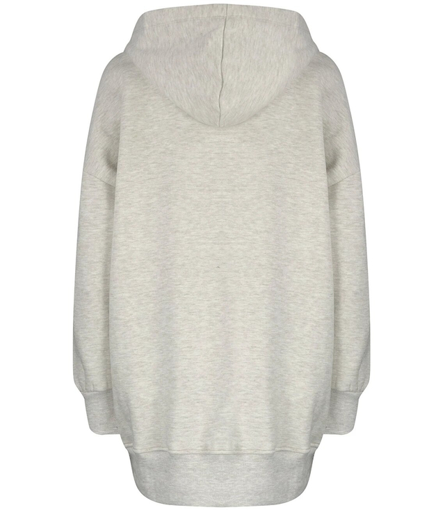 Warm, smooth oversize hooded sweatshirt JANET