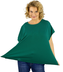 Blouse t-shirt with round neckline oversize Emma