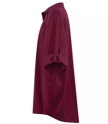 Long shirt Basic cotton shirt dress