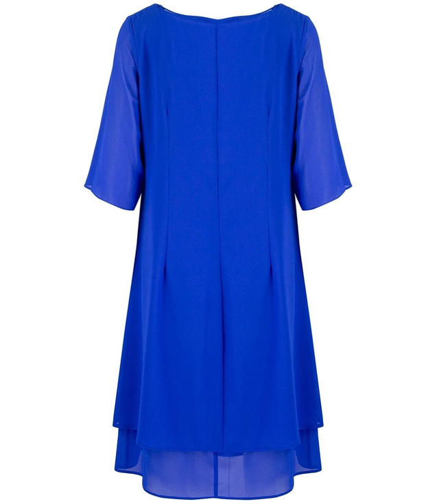 Elegant tulle dress with lining midi IZABELLA plus size