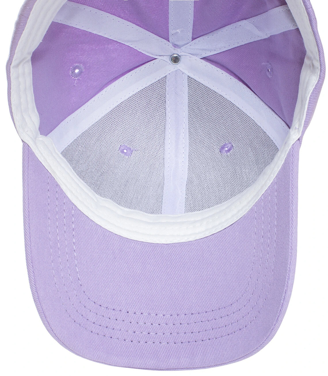 Children's baseball cap decorated with plastic bunny