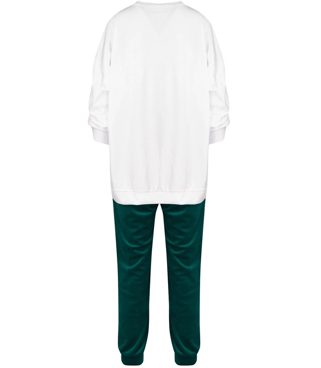 Women's velor tracksuit set Warm M MIA print