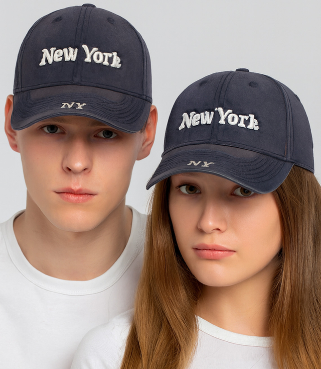 Czapka z daszkiem z ozdobną naszywką NEW YORK UNISEX