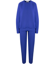 Tracksuit, pants, sweatshirt, one-color set