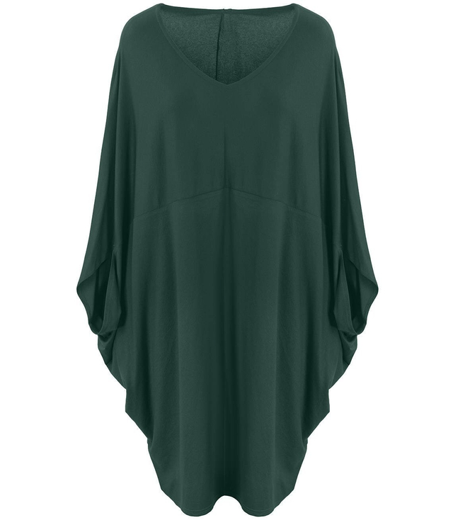 Tunic dress oversize bat colors