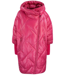Quilted jacket with wide collar LAURA