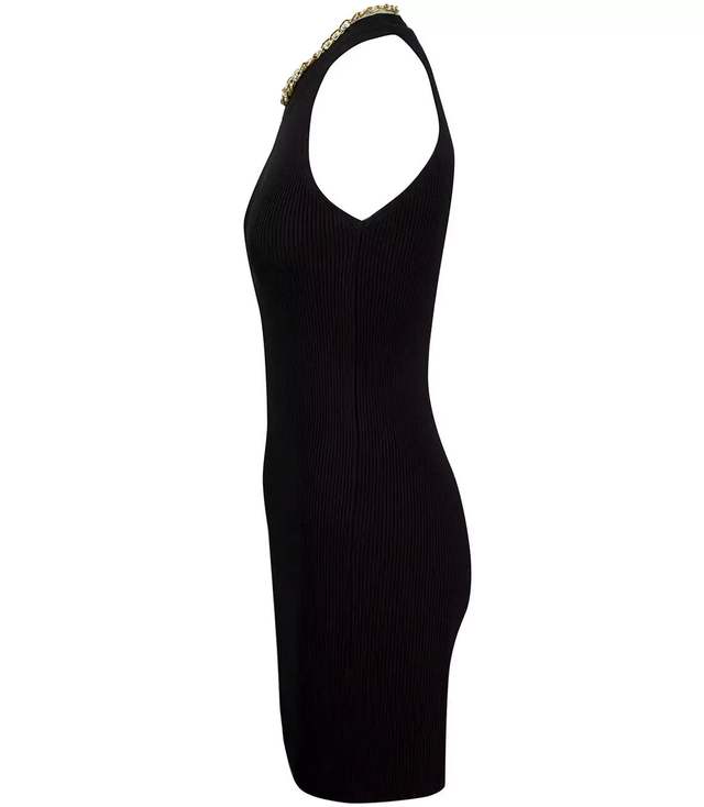 Matching elastic chain dress