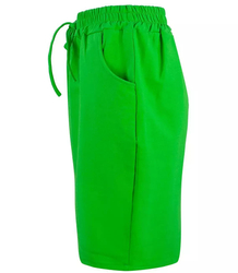 Sweatpants skirt elastic waist pockets