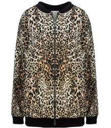 POP ART suede bomber jacket