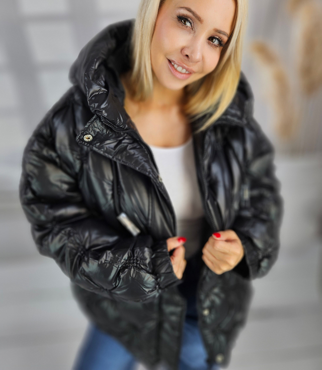 Women's quilted insulated transitional jacket with hood JULIET