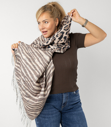 SAFARI panther and zebra scarf scarf