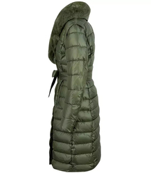 Quilted jacket coat sleeveless 4W1 FUR