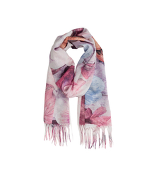 Women's floral pattern scarf 180x70