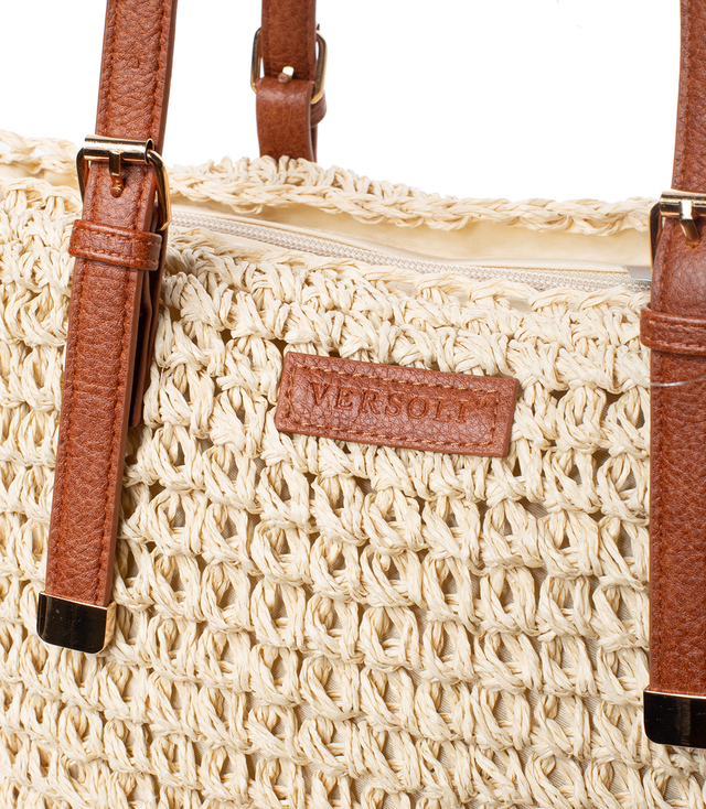 Summer bag shoulder shopper bag braided 