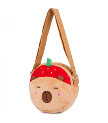 Children's round teddy bear plush bag