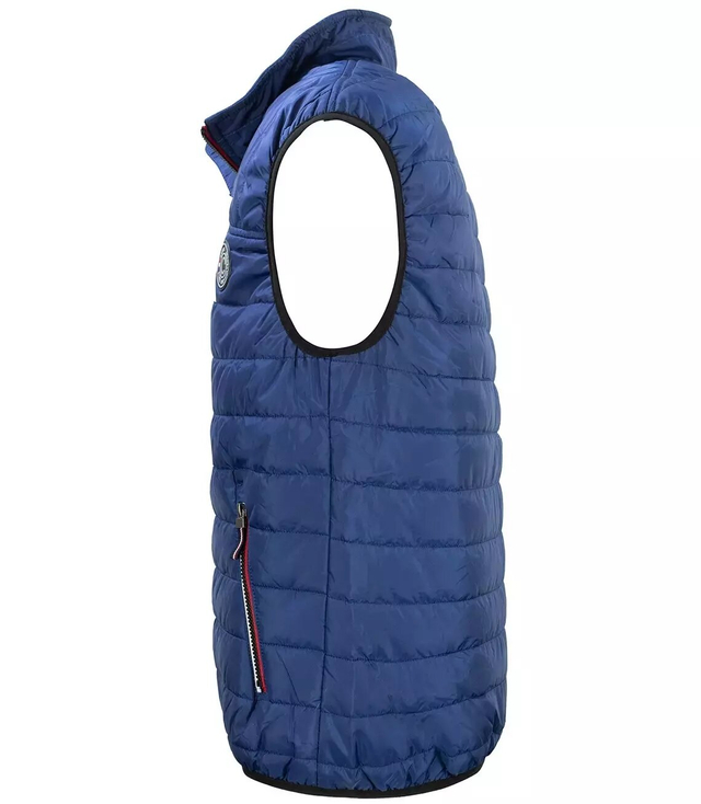 Short sleeveless men's quilted vest