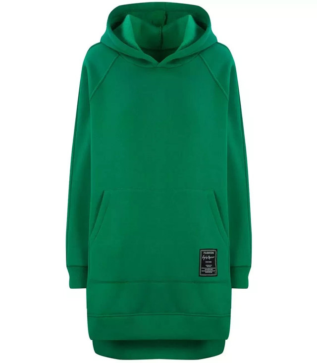 Warm oversized BASIC hoodie