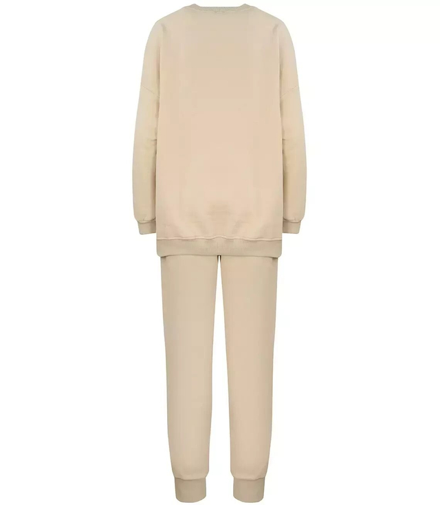 Ciepły damski dres Komplet dresowy Spodnie Bluza