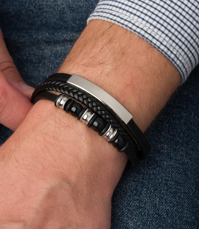 Men's bracelets perfect for a gift braided