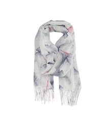 Women's floral pattern scarf 180x70