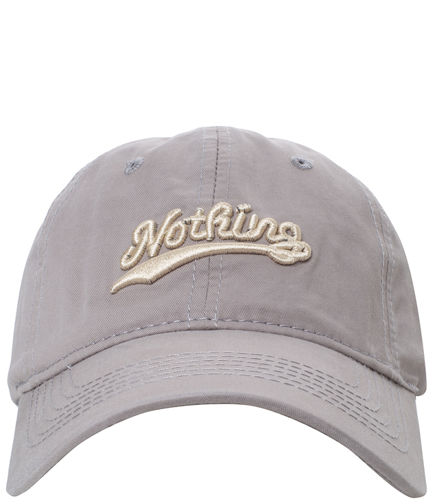 Unisex baseball cap with NOTHING embroidery