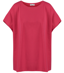 Blouse t-shirt with round neckline oversize Emma