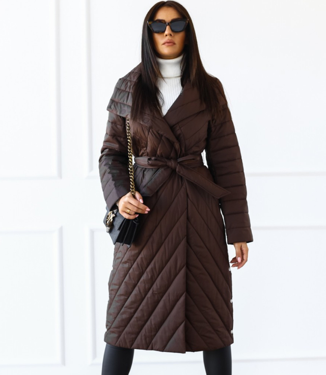 Women's Transitional Quilted Elegant Coat NATALIA