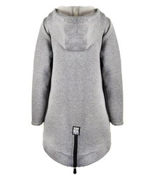 Designer long parka sweatshirt thick warm