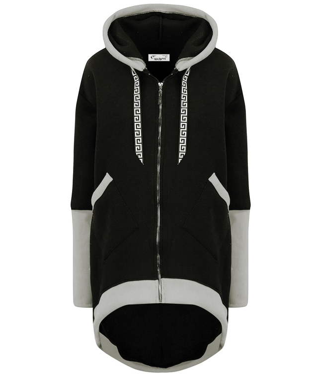 Warm oversized sweatshirt PARKA sweatshirt hoodie