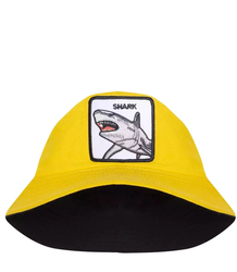 Reversible BUCKET HAT shark embroidery