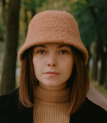 Women's hat made of soft teddy fabric