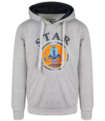 Hoodie with STAR kangaroo print