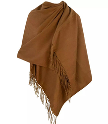 Plain shawl scarf Thick shawl fringes BASIC