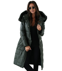 Quilted 2-in-1 Insulated coat Can be worn as a jacket 