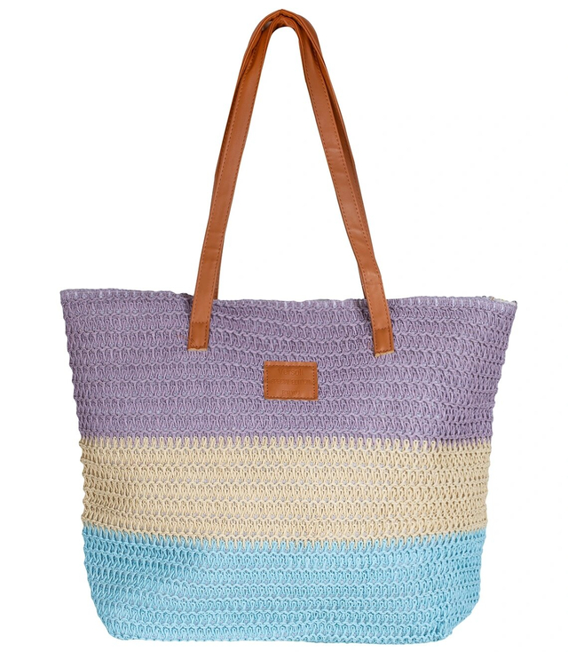 Mega large summer beach bag, braided, 3 colors