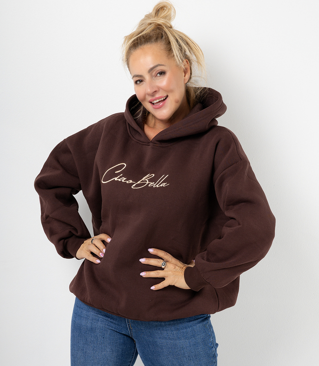 Women's warm hoodie CIAO BELLA