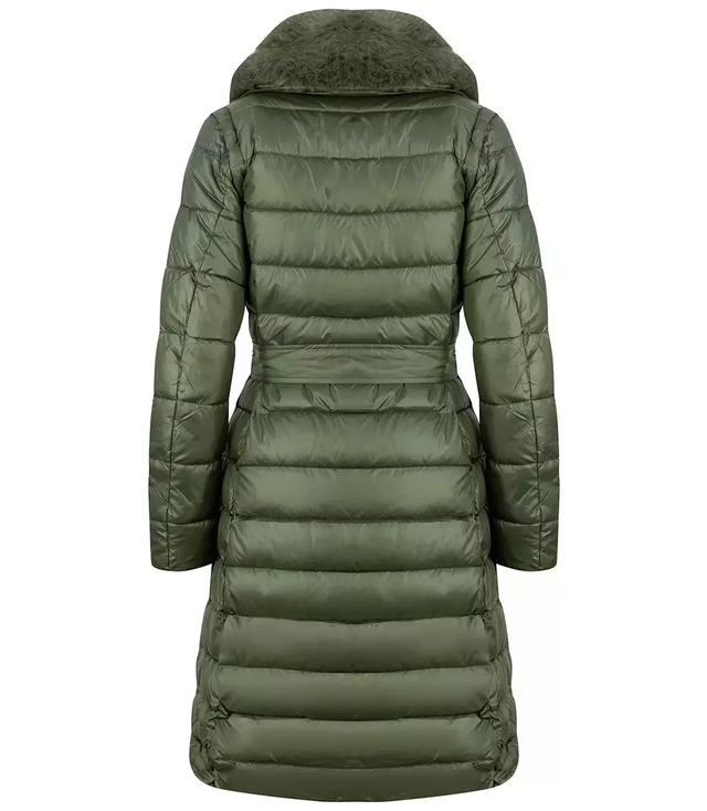 Quilted jacket coat sleeveless 4W1 FUR