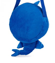 Children's plush shark-shaped handbag Adjustable strap