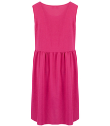 A simple midi dress with a cut-off waist and flared bottom NATASHA