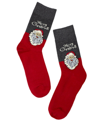 Men's Christmas socks - winter, warm, Christmas patterns