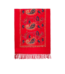 Women's scarf with floral ornament stylish