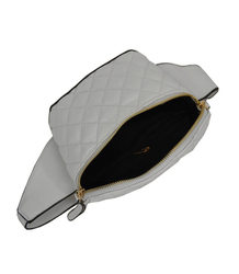 Fashionable quilted waist bag