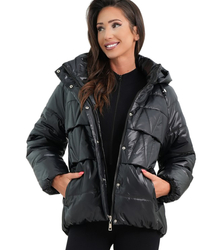 Women's insulated bomber jacket with quilting JAGNA